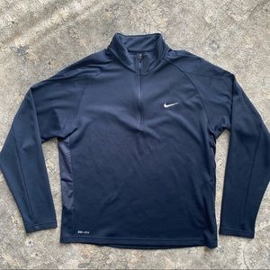 Men’s Nike Dri-Fit Quarter Zip Dark Navy